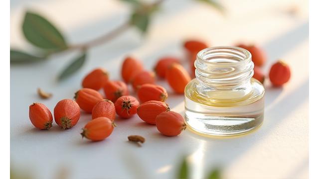 Bahan botani global: Rosehip oil dan Hyaluronic Acid (dari tumbuhan)