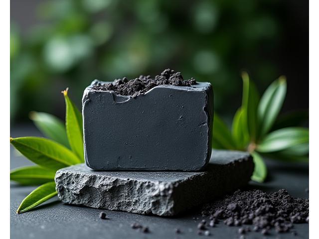 Sabun untuk kulit berjerawat dengan tea tree dan charcoal